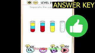 Brain Test Tricky Puzzles LEVEL 216 Separate the colors please - Gameplay Walkthrough Android IOS screenshot 5