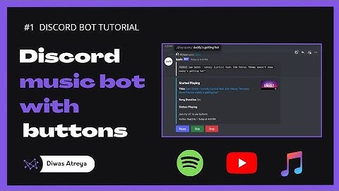 Discord Music bot with Buttons, Slash command  & lavalink | replit | discordjs v13 | 2022