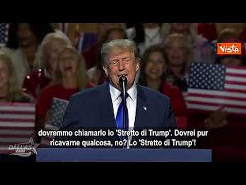 Video Trump: Sconfiggeremo Iran e rinomineremo Stretto di Hormuz in Stretto di Trump