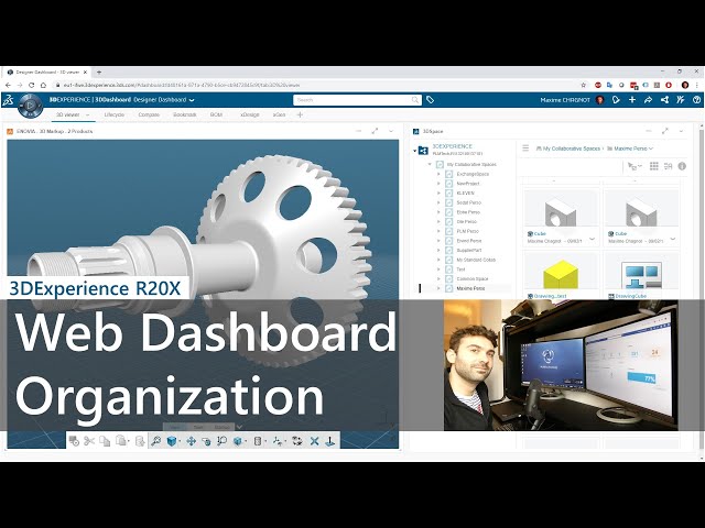 Web Dashboard Organization - 3DExperience R2020x Cloud