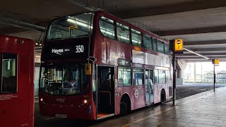 Journey on the Route 350 (9419 LJ56VTY) Alexander Dennis E400 Trident Abellio London