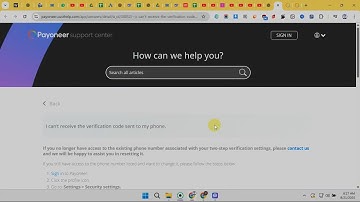How To Fix Payoneer Verification Code Not Received