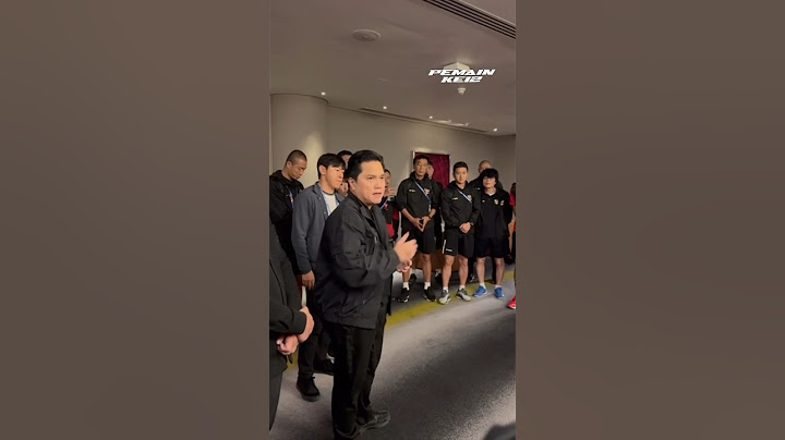 CARA ERICK THOHIR BANGKITKAN SEMANGAT PEMAIN TIMNAS SETELAH DICURANGI WASIT DAN QATAR