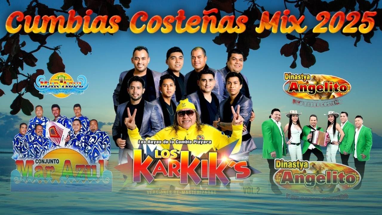 CUMBIAS COSTEÑAS MIX 2025 📀 | GRANDES ÉXITOS DE LOS KARKIK’S, LA LUZ ROJA, EL NEGRO Y MAR AZUL
