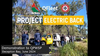 Project Electric Back - Demonstration to QPWSP