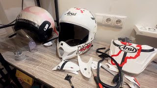 How to disassemble Arai Tour Cross X3 helmet