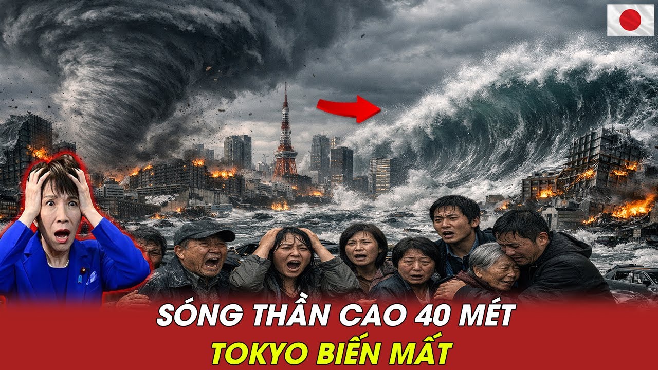 Ngày Tận Thế Của Tokyo: Động Đất 9.8 Độ Richter Và Sóng Thần 40 Mét - Xóa Sổ Nhật Bản Trong 4 Phút