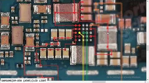 Samsung A50 SM A505 LCD Light No Grapice Problem Hardware Solution