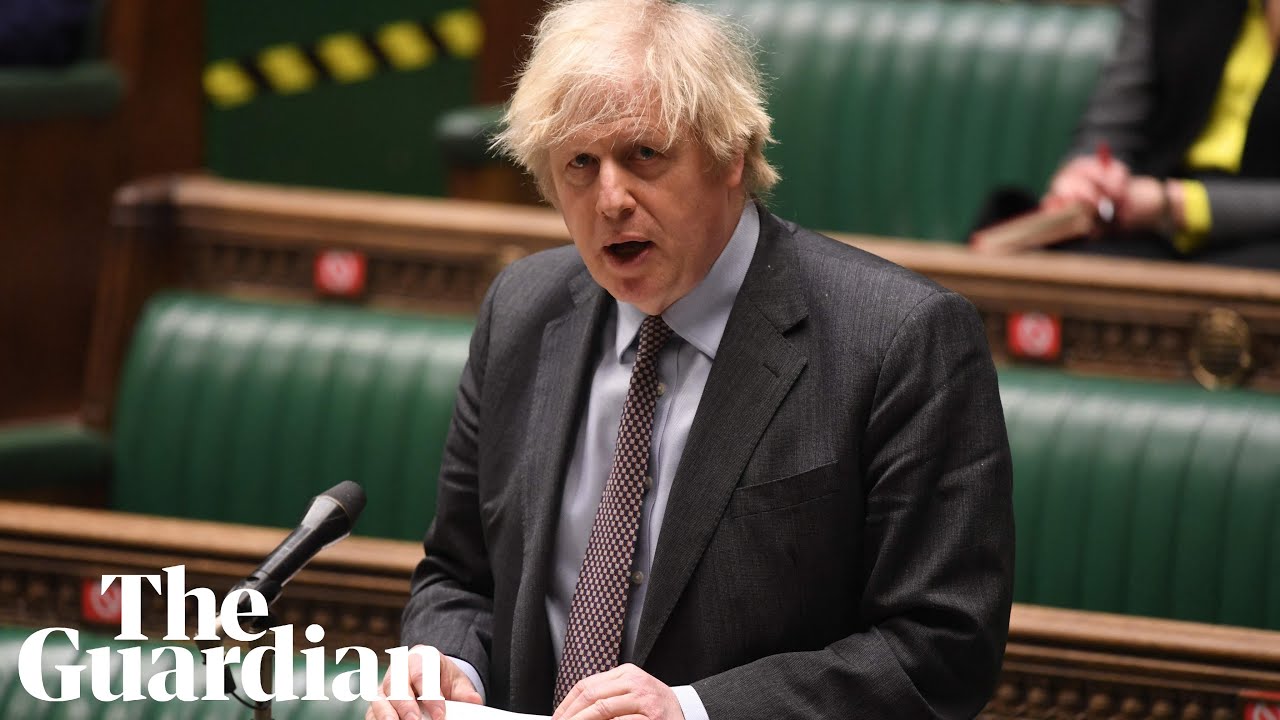 Boris Johnson sets out four-step plan to ease Covid lockdown in England