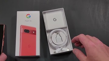 Google Pixel 7A Coral Unboxing