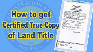 How to Get Certified True Copy of Land Title | Paano kumuha ng Certified True Copy ng title Net Worth