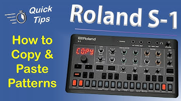 Roland S-1: Copy and Paste Patterns #roland