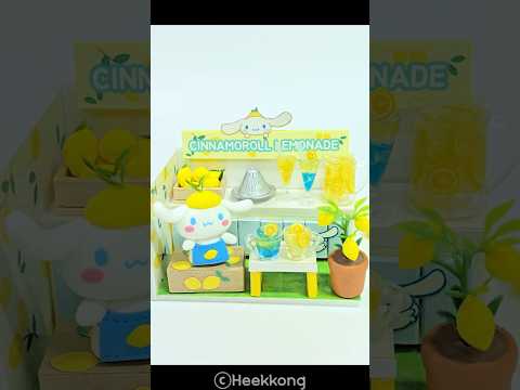 #<strong>diy</strong> [<strong>DIY</strong> <strong>Real</strong> Miniature] Cinnamoroll&amp;#39;s Lemonade Shop ♥ Making Sanrio Cinnamoroll Rement ♥