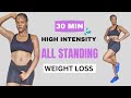 30 Min High Intense FAT BURN 🔥 WORKOUT to the beat | Super  fun