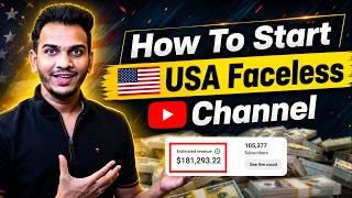 How To Start USA Faceless YouTube Channel | Full Process With Proof