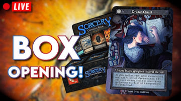 LIVE Opening Alpha Sorcery: Contested Realm Boxes!