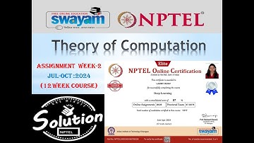 NPTEL- Theory of Computation Assignment Week-2