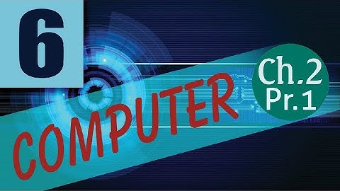 Class 6 Computer Chapter 2 More On Windows7 Part 1