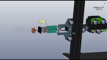 Service Tutorial Ender - 3 V2 Neo Replace X belt Adjustment Kit