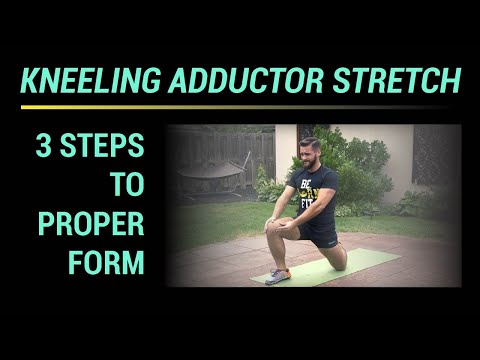 Kneeling Adductor Stretch: How To (3 steps to proper form)