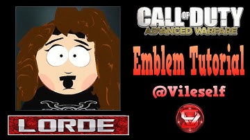 Advanced Warfare Emblem Tutorial: Lorde (Randy Marsh)
