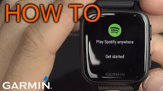How to Listen Spotify on Garmin Venu screenshot 3