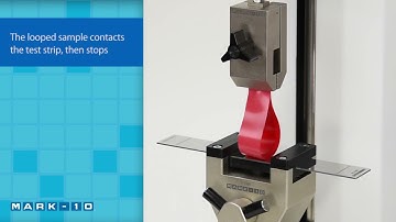 Loop tack force testing with ASTM D6195 | Mark-10 Corporation, USA - Agaram, India
