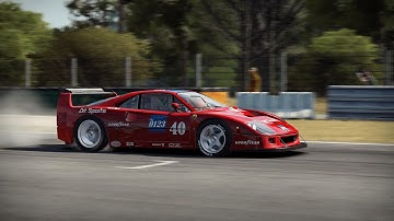 NFS Shift 2 Unleashed [HD] - Ferrari F40 Competizione on Brno Circuit