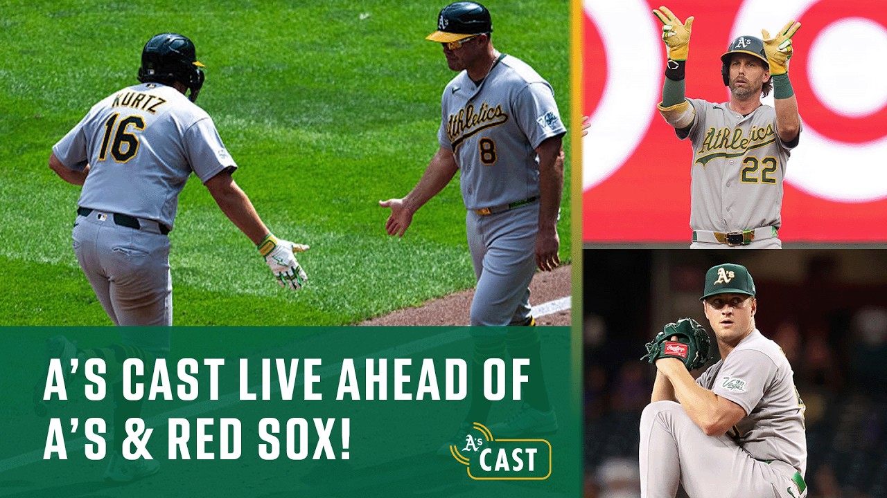 A's Cast Live Ahead of A's & Red Sox from West Sacramento! |  Martín Gallegos & Lou Merloni join!