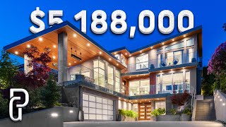 Inside a $5,188,000 Modern House in West Vancouver Canada! | Propertygrams Mansion Tour