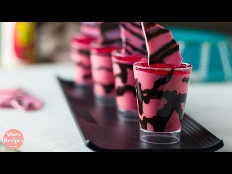 स्ट्रॉबेरी मूस बनाने की विधि | Strawberry Mousse Recipe In Hindi | Mintsrecipes | MintsRecipes