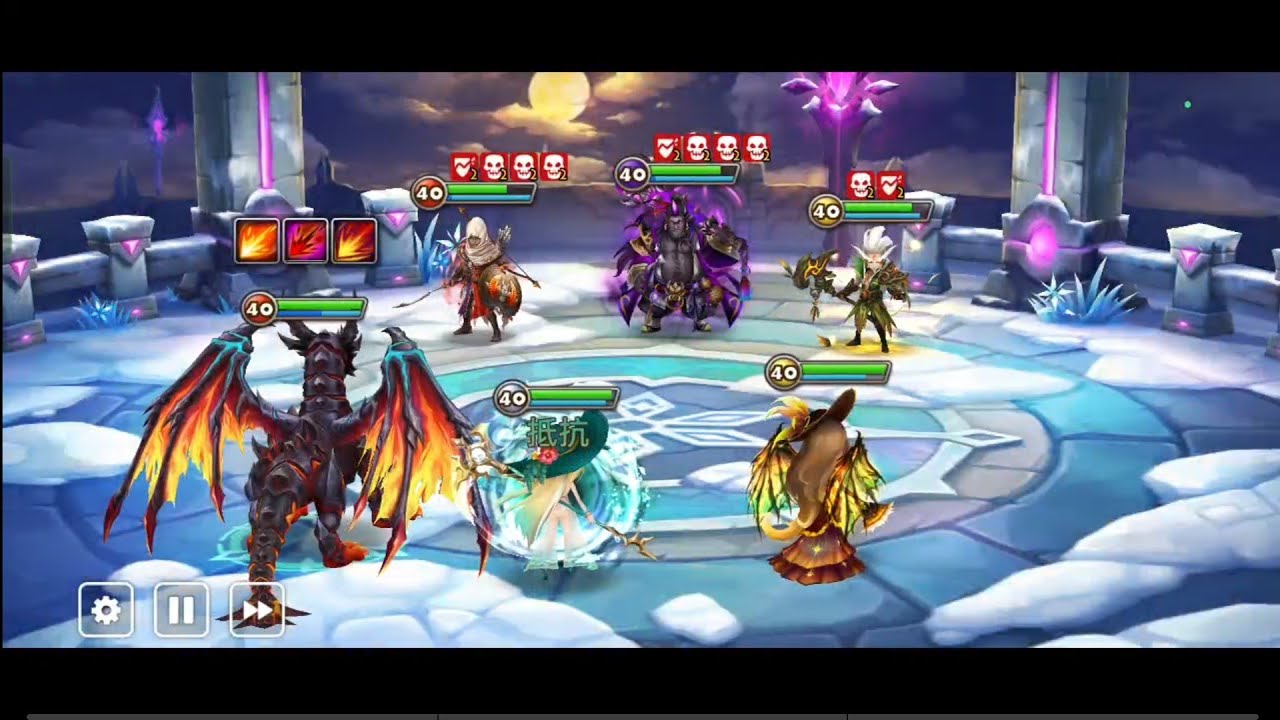 魔靈召喚 | 趕時間的據點戰 | 8-2 速度跑贏 贏一半 | Summoners War