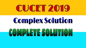 CUCET M.Sc. Mathematics 2019 || complex Analysis|| complete solution ||