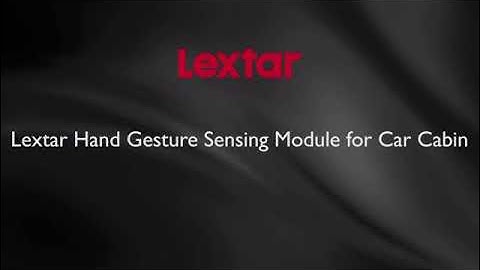 Lextar hand gesture recognition 3D sensing module