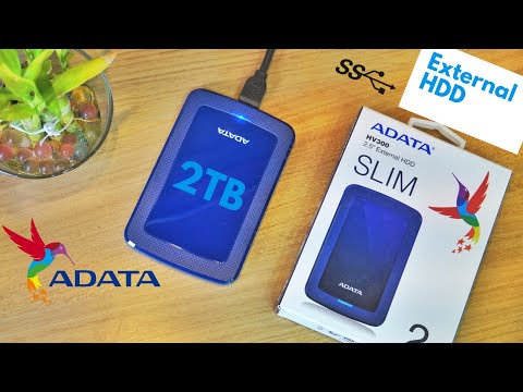 Budget External HDD for Large Storage - Adata HV300