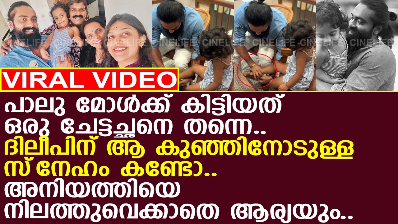ദിലീപിന് പാലു മോളോടുള്ള സ്‌നേഹം കണ്ടോ.. ചേച്ചി സമ്മാനിച്ചത് ഒരു ചേട്ടച്ഛനെ തന്നെ..!! l Arya Parvathi