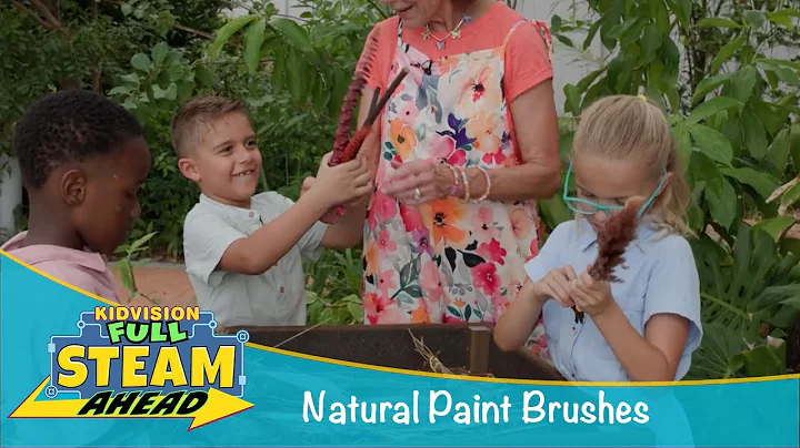 How to Make Your Own Paintbrushes | KidVision Full STEAM Ahead