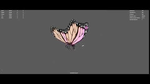 Butterfly Animation and Modeling Maya 3D