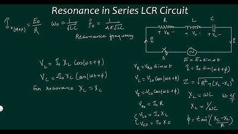 Alternating Current | Resonance in Series LCR Circuit @Kamaldheeriya Maths easy