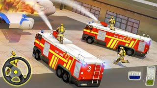 City Fire Truck Driving - Helicopter Rescue Simulator | Android Gameplay screenshot 1