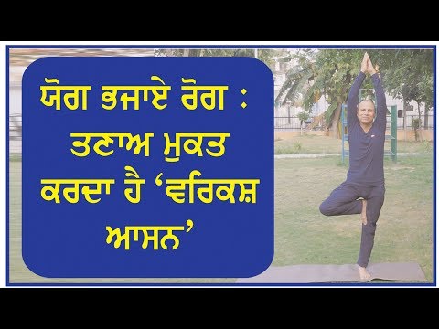 Vrikshasana ਯੋਗ ਭਜਾਏ ਰੋਗ : ਤਣਾਅ ਮੁਕਤ ਕਰਦਾ ਹੈ `ਵਰਿਕਸ਼ ਆਸਨ`