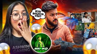 First Time Watching Souvik D 🤯🤯 | Reaction by @AshwiniiGaming