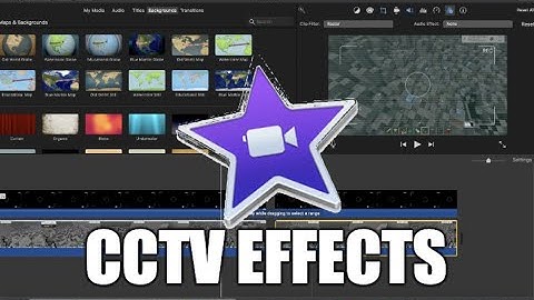 iMovie Tutorial - How to add a CCTV or CAMERA effect to your iMovie Project (2020)