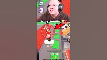 Sammy blessed steak whilst opening the secret lucky block in steal a brainrot