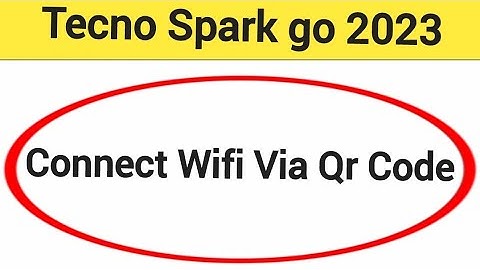 How to connect WiFi via QR code, Tecno Spark go 2023 me Bina password ke Wi Fi connect kaise karen