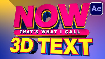 Multi-Bevel 3D Text Hack ✨ After Effects Tutorial