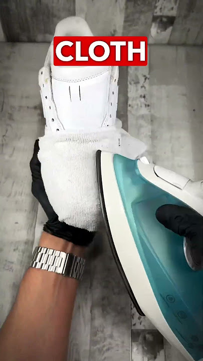 HOW TO REMOVE CREASES ON AIR FORCE 1s 🔥👟‼️ SUBSCRIBE FOR MORE AND SAVE FOR LATER ✅