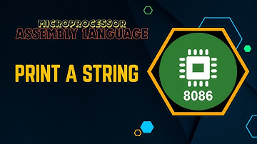 3 - Print A String Using Assembly Language | Assembly Language Bangla Tutorial