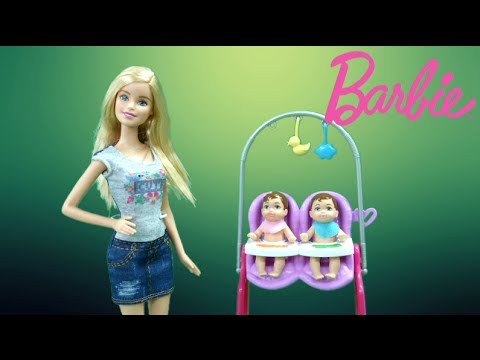 barbie careers twin babysitter