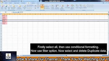 3 Ways to Delete Duplicates in MS Excel | MS EXCEL TUTORIAL | 1 MINUTE VIDEO